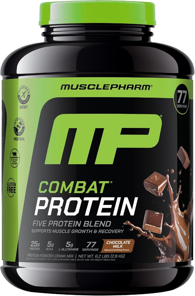 KasPharm Protein Tozu ile Mücadele, Çikolata Sütü Flavor, Ürüntif İşoutlar için Yakıtlar, 5 Protein Kaynağı Whey Protein Isolate & Egg Albümin, Gluten Free, 6.2 lb, 77 Servisler
