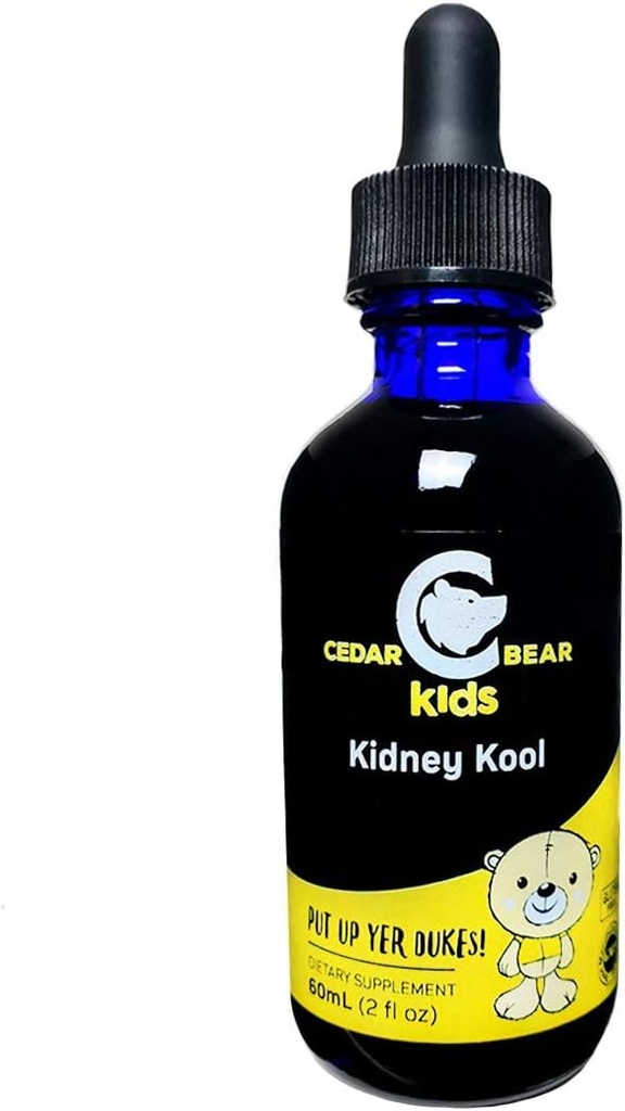Cedar Bear Kidney Kool for Kids - Soothes, and Supports Urinary System 2 FL Oz