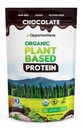 Opportuniteas Organik Bitki Temel Protein Tozu, 20g Vegan proteini Pea, Riley ve Rice, No Sugar, Non-GMO, Gluten-Free, Creamy Chocolate, 1 lb