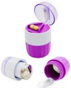 KIRIYUUK Pill Crusher και Grinder, Συντρίβει πολλαπλά δισκία σε μια λεπτή σκόνη, ανοξείδωτο ατσάλι, Ιδανικό για Ταξίδι, Ablet Pulverizer Κατάλληλο για Ταξίδια, Μεγάλη χρήση Tube και κατοικίδια, Καθημερινή Χρήση