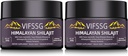 700 Mg Shilajit Supplement, Natural Organic Shilajit Wear Supplement, Shilajit Himalaya Organik, Altın Sınıf Doğası Enerji Desteği için 4 in-1 Kompleks, 60 Grams, 2Pack