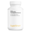 Supersmart - 99 Pea Supplement 1200 mg per Day (Patented) - OptiPEA PalmitoylEthanolAmide | Non-GMO & Gluten Free - 60 Vegetarian Capsules