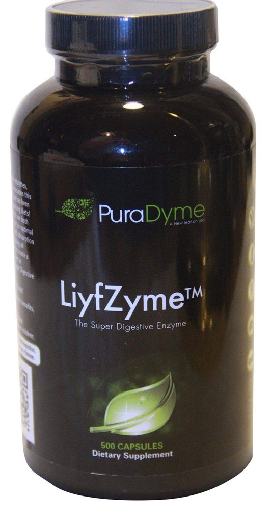 PuraDyme LiyfZyme Plant Esasen Digestion and Diyetary Supplement - 500 Veggie Capsules tarafından.