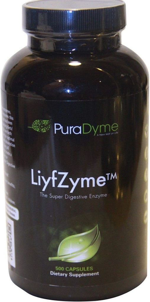 PuraDyme LiyfZyme Plant Esasen Digestion and Diyetary Supplement - 500 Veggie Capsules tarafından.