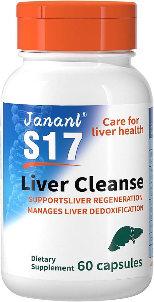 Jananl Liver Cleanse Detox & Repair Milk Thistle Το Liver Protection Liver Liver Liquid είναι πλούσιο σε Silymarin και FDP Cell Energy Liquid, με 15 μπουκάλια συνολικά 7.5 FI oz - Καθαρισμός