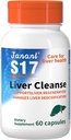Jananl Liver Cleanse Detox & Tamir Süt Butle Liver-Liver Koruma Sıvı Silymarin ve FDP Hücre Enerji Sıvısında Zengindir, 15 Şişe toplam 7.5 FI oz ile - Gümrükleme 7.5