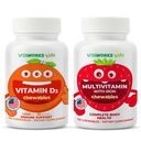 Çocuklar D3 1000 İ Chewables + Multivitamin Chewables Sche