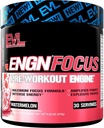 Evlution Nutrition ENGN Focus - Έντονη Προ-εξάσκηση με Creatine - Μέγιστη Φόρμουλα Εστίασης - Προ-εξάσκηση σε σκόνη για Διαρκή Ενέργεια - με Beta-Alanine & καφεΐνη - 30 Σερβιέτες - Καρπούζι
