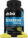 Berberine Supplement Capsules - Sağlıklı Metabolik Destek için 1200 mg Berberine HCL Supplement - Kadınlar ve Erkekler için Premium Doğal Kompleksi, Pure Support Capsules Supplements - 60 Pills