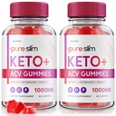 NutraRize (Brook of 2 Pure Slim DW + ACV Gummies for Advanced Kilo kaybı, maksimum Güçlü Tamam (120 Gummies)