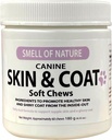 Dog Skin & Coat Supplement Chews - Skin Health Chewable Supplement for All Ages & Breeds - Sağlıklı Skin & Lustrous Coat - Omega Fatty Acids & Vitamins - 60 Chews