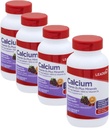 Lidero Vitamin D3 Plus Minerals, Bone Health Supplement with Magnezyum & Çinko, Güçlü Kemikleri ve Dişleri Destekler, Geliştirilmiş Aborpsiyon, Cherry, Orange & Fruit Punch Flavor, 60 Chewable Tabs 4-Pack