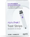 AlphaTrak 3 ταινίες δοκιμής για χρήση με το σύστημα παρακολούθησης της γλυκόζης αίματος AT3 για γάτες, σκύλους και άλογα, 50 κόμης