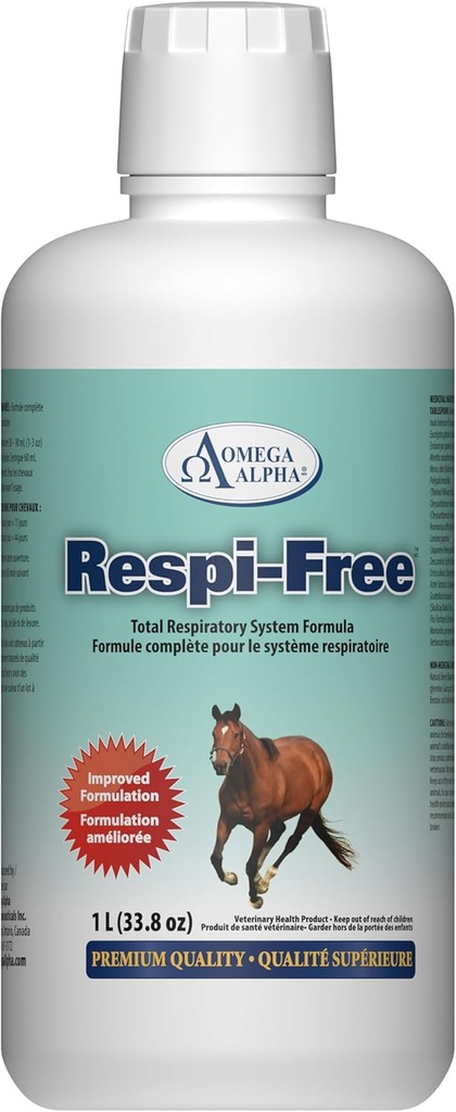 Omega Alfa Equine Respi-Free 32oz.