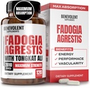 Fadogia Agrestis 1500 mg [En yüksek çözünürlükte] + BioPerine®, Tongkat Ali ile Yüksek Apsiyon Tamamı için - Stamina, Lean Muscle growth & Recovery, Boosts Drive 3rd Party Tested 120 Capsules