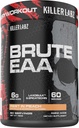 KILLER LABZ Brute EAA Branched Chain & Essential replicas to Accelerate Recovery and Lean Mass Gains 60 Services (Rest in Peach)