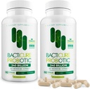 Bacticure Probiyotik 120 Capsules | Probiyotiks Supplement w/High CFU Formula for Men & Women | Prebiyotiks & Digestive Enzymes for Digestion & Gut Health, Vaginal Health, Colon Cleanse, Immune Support