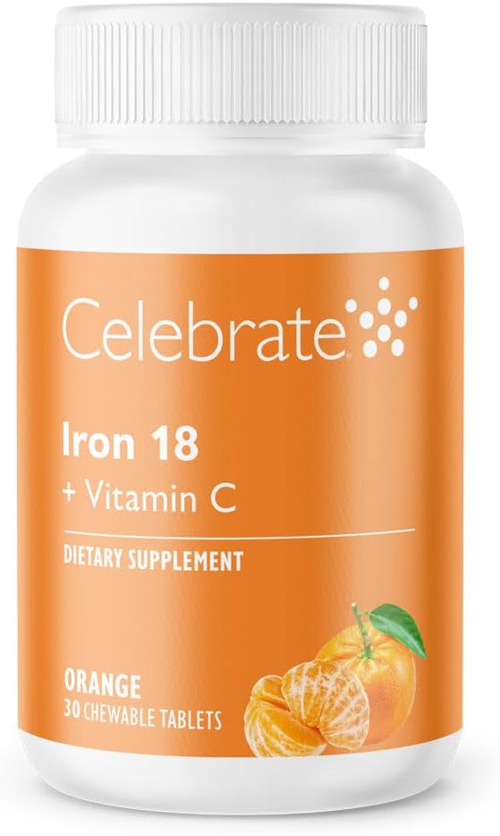 Iron+C 18 mg Chewable Tangerine, 30 Kont