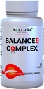 Hallusa Natural Vitamin B Kompleksi Biotin, B12, B6, B5, B3, B2 – Enerji, Metabolism & Saç Destek 60 Tablet - Folic Acid ile Daily B-Complex Supplement, Inositol & Choline