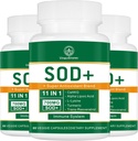 700MG Sod Superoxide Dismutase Supplement - Υψηλής ισχύος αντιοξειδωτικό συμπλήρωμα για την Κυτταρική Υγεία - 180 κάψουλες