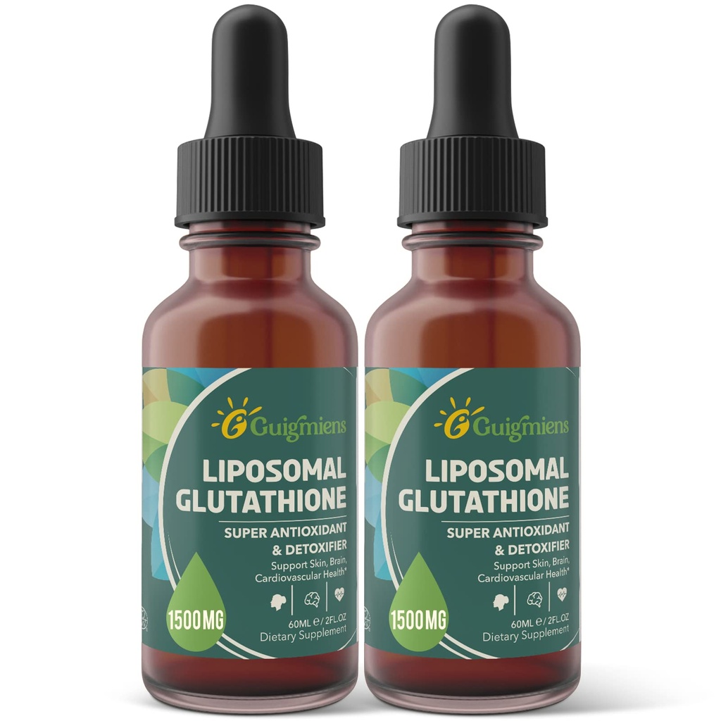 Liposomal Glutathione, Superior Abvitamin, Sıvı Glutathione Supplement, Güçlü Antioksi, Liver Detox, Immune Advancedr, Soy-Free, Non-GMO, Vegan & Gluten Fre, 4 fl.oz,1500 mg