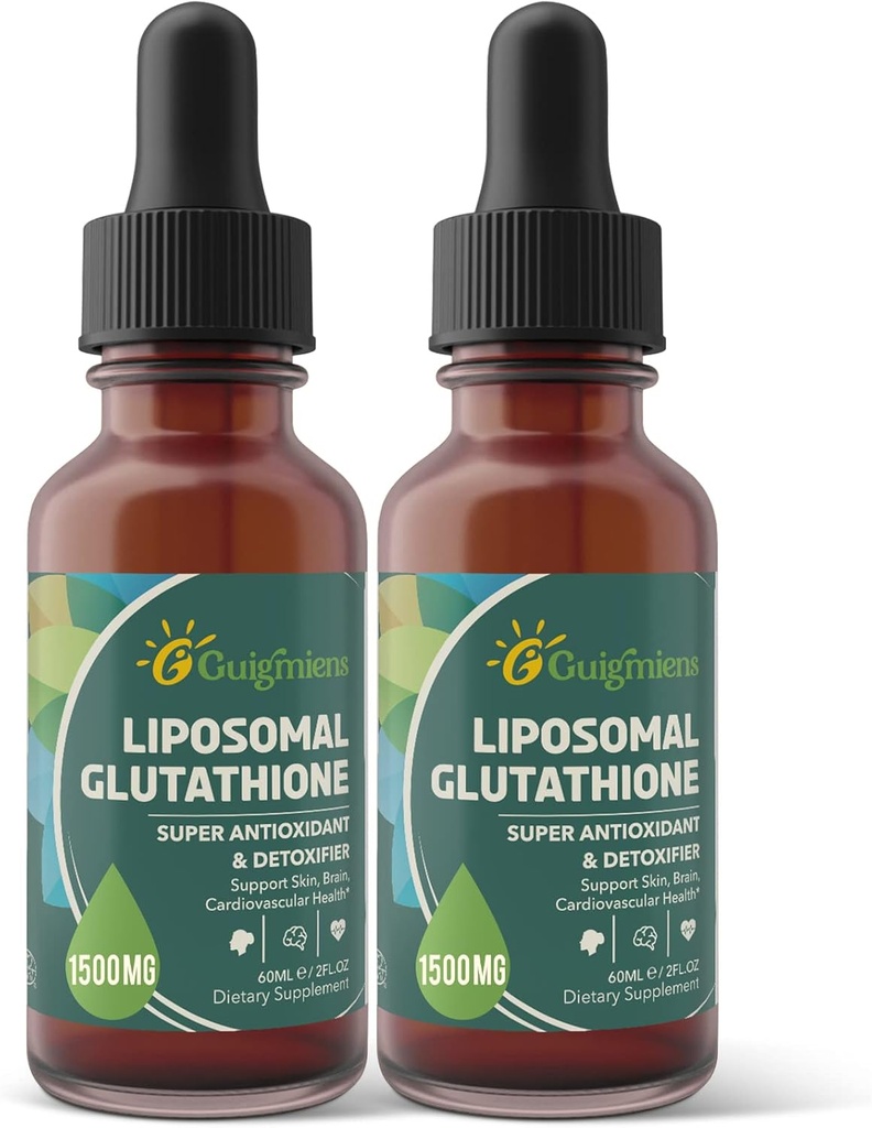 Liposomal Glutathione, Superior Abvitamin, Sıvı Glutathione Supplement, Güçlü Antioksi, Liver Detox, Immune Advancedr, Soy-Free, Non-GMO, Vegan & Gluten Fre, 4 fl.oz,1500 mg