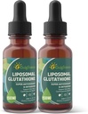Liposomal Glutathione, Superior Abvitamin, Sıvı Glutathione Supplement, Güçlü Antioksi, Liver Detox, Immune Advancedr, Soy-Free, Non-GMO, Vegan & Gluten Fre, 4 fl.oz,1500 mg