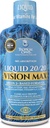 Liquid 20/20 Vision - Eye Vitamin Formula w/20mg Lutein, 4mg Zeaxanthin, 4mg Ασταξανθίνη για την υποστήριξη της όρασης – Max Absorption- Great Taste & No Pills to Swallow– 32 Serv, 32oz