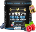 HRDWRK Elektrolytes Tozu, Magnezyum Pyum - Sugar Free Electrolytes Boost Endurance ve Fatigue'yi Bu Elektrolytes Supplement ile Az Hydration - Keto Friendly