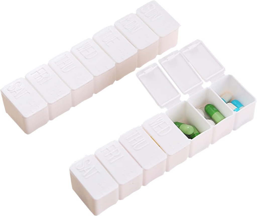 2 Pack, Pill Box /Pill Case/Travel Pill Organize hamilleri için 9 paketle karşılaştırır...