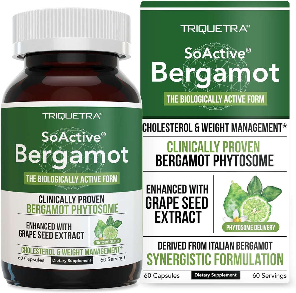 SoActive Bergamot: 2.5X Αποτελεσματικότερο, Ιταλικό Citrus Bergamot Phytosome - Κλινικά Επικυρωμένο 