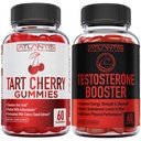 Atlantis Beslenme Tart Cherry 60 Gummies + testosteron ATM 2Pack (120 Gummies)