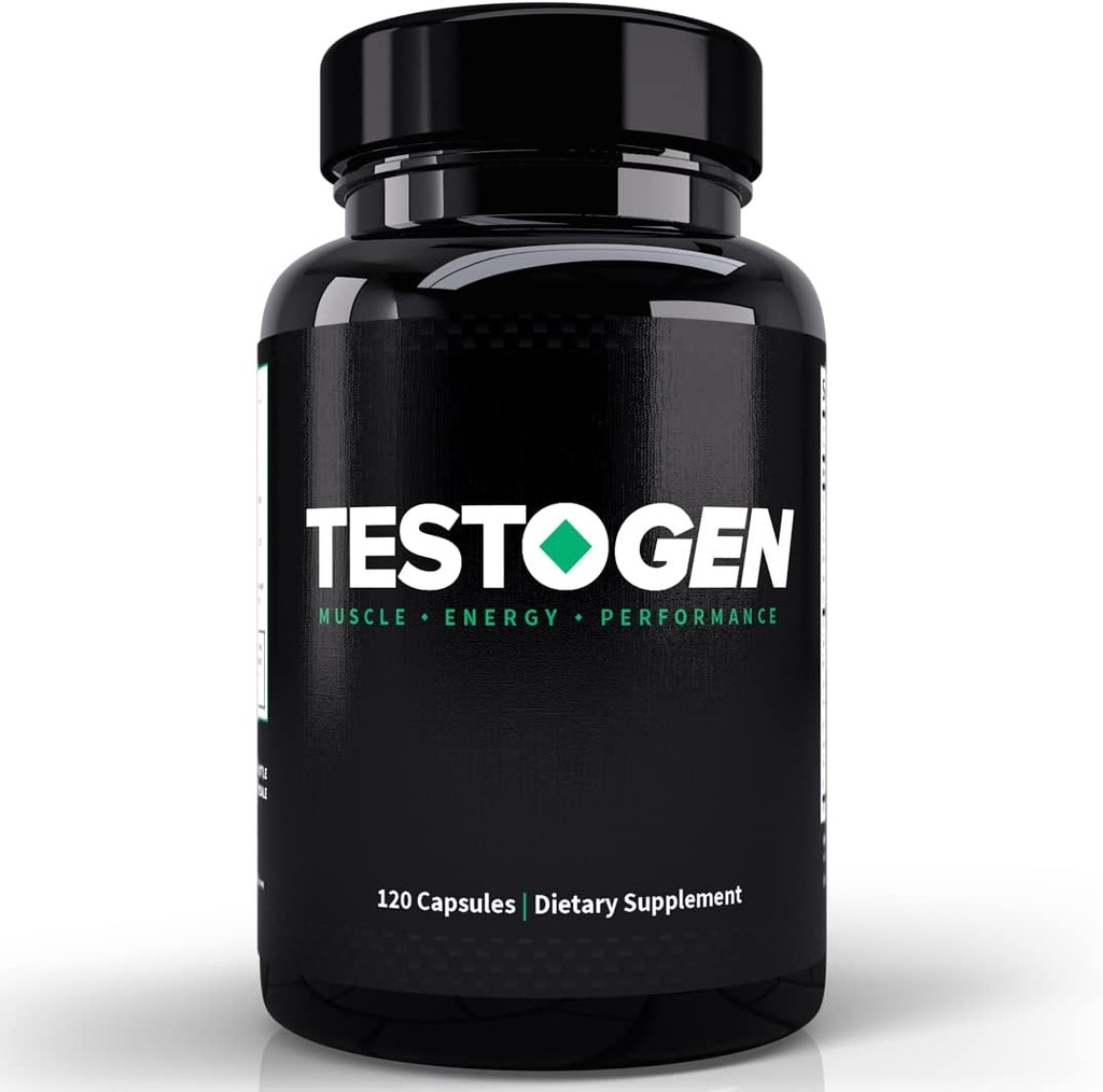 Erkekler için TestoGen ATM - Doğal Erkek Vitality Supplement to Combat Low Energy Levels, Fight Fatigue, Support Kilo Control, Muscle Growth & Focus - 3-Month Supply