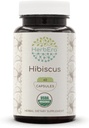 HerbEra Hibiscus USDA Organic 60 Capsules | Natural Herbal Supplement | Sertifikalı Organik Vejetaryen Capsules ve Organik Hibiscus (Hibiscus sabdariffa)