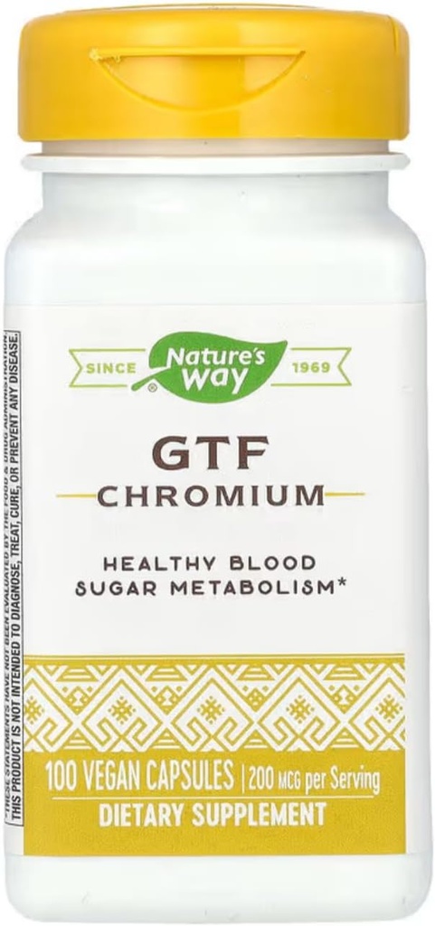 Nature's Way - Gtf Chromium, 200 mcg, 100 kapsül
