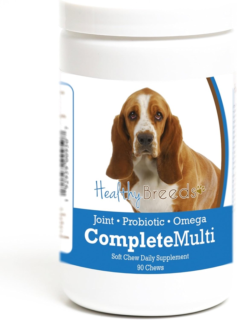 Sağlıklı Breeds Basset Hound All in One Multivitamin Soft Chew 90 Count