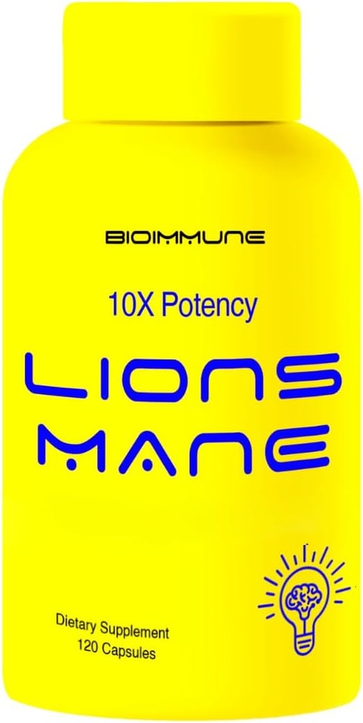 Organik Lions Mane Supplement Capsules 120 Capsules w/Patent LitropaneTM Immune System ATM Nootropic Brain Support Mushroom Supplement. 10X 18000 mg ile karşılaştırılabilir