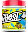 GHOST BCAA Powder Amino Acids Supur Patch Kids Blue Raspberry - 30 Σερβιέτες - Ζάχαρη-free Intra, Post & Pre προπόνηση Amino Powder & Recovery Drink, 7G BCAA