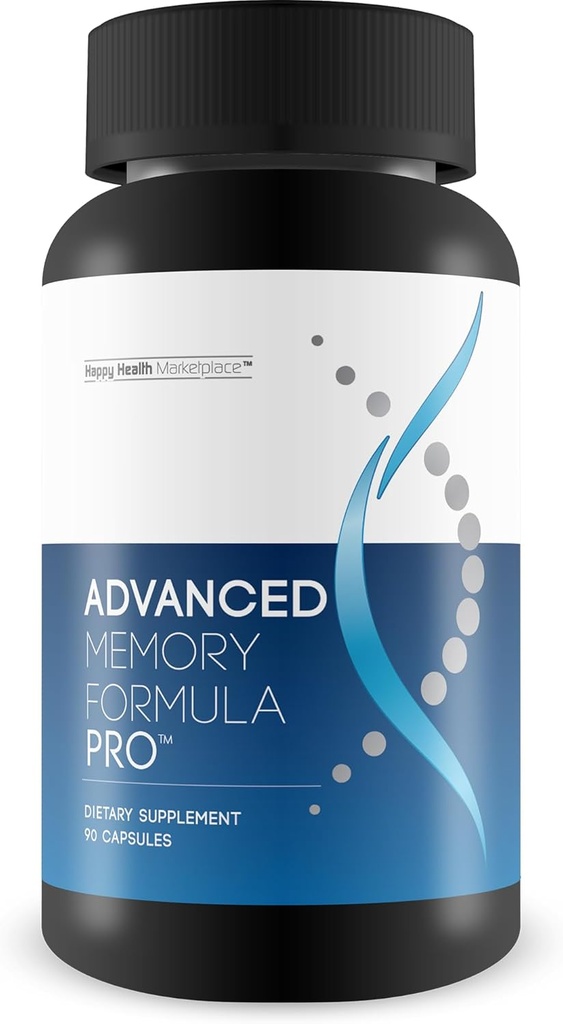 Advanced Formula μνήμης Pro Το καλύτερο συμπλήρωμα μνήμης μας - Brain & Memory Support - Formulated with Ginseng and Other Brain Booster Ingredients for Brain Function