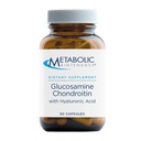 Metabolik Bakım Glucosamine Chondroitin (1000 mg) Hyaluronic Acid Supplement - Supports Joint Health + Tound Hydration (60 Capsules)