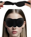 Kuru Gözler Yardımı için Moisture Chamber Gözlükleri,3D Silikon Hydrating Sleep Goggles with Soft and Comfortable,Sleep Maske for CPAP Users,Adjustable