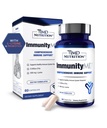 1MD Beslenme ImmunityMD - Immune Health Probiyotik | Potent, Doktor Seçilmiş Probiyotik Strains with Prebiyotik - Genel Immune System Strength, Reduce daily Stress | 60 Capsules