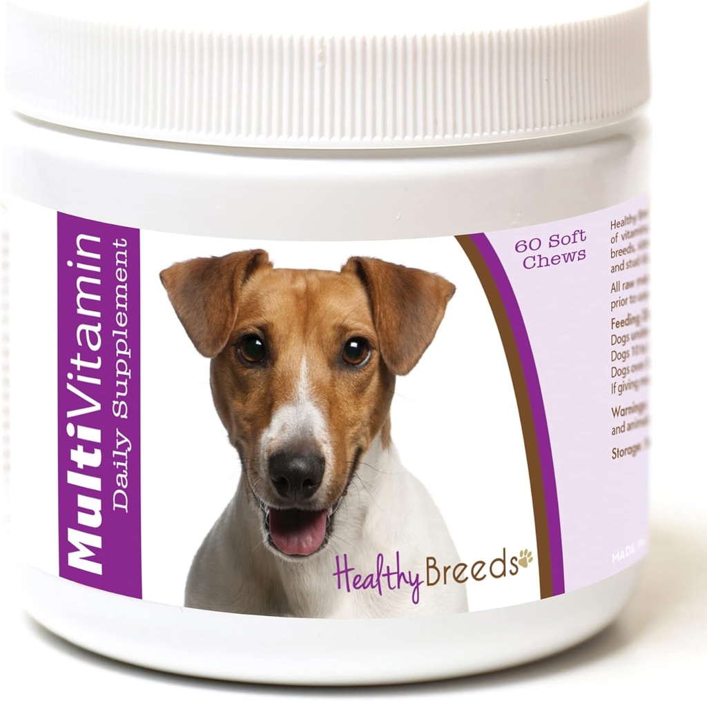Sağlıklı Breeds Jack Russell Terrier Multi-Vitamin Soft Chews 60 Kont