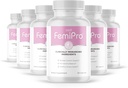 Femipro Bladder Control Supplements for Women & Men, Natural Herb & Probiyotik Mix, Supports Urinary Tract Health & Microbiome Balance | Made in USA Non-GMO, 30 Capsules, 6 Ay Supply