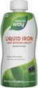 Nature's Way Liquid Iron, 100% Daily Value, 18 mg Iron as Ferric Glycinate per Serving, No Sugar Added, Berry Flavored, 16 Fl Oz (Packaging May Vary)