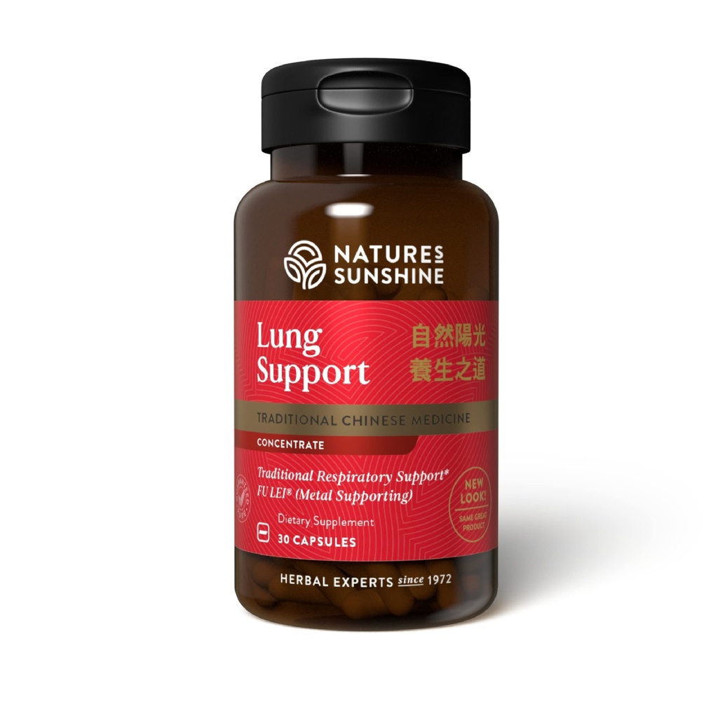 Nature's Sunshine Lung Support Chinese TCM Mechanic, 30 Capsules
