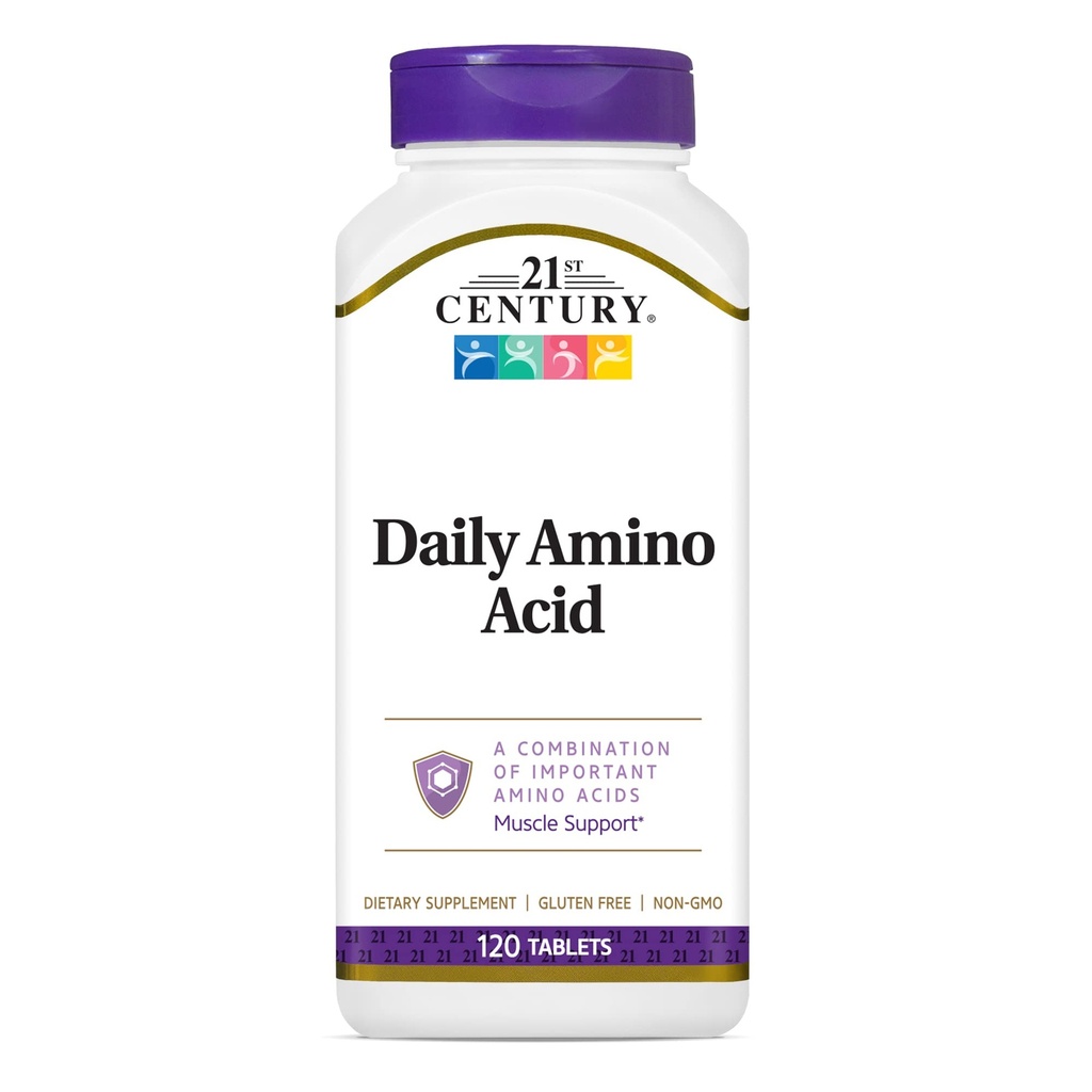 21. Yüzyıl Günlük Amino Asit Tabletleri, 120 Kont