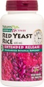NaturesPlus Herbal Actives Red Yeast Rice, Extended Release - 600mg, 60 Vegan Tablets - Βότανο Συμπλήρωμα - Χοληστερόλη Υποστήριξη - Χορτοφαγικά, Χωρίς Γλουτένη - 60 Σερβιέτες