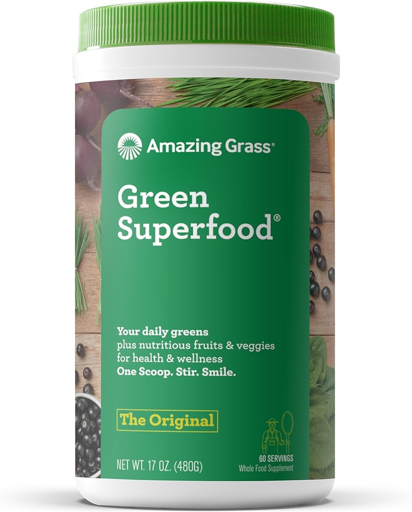 Amazing Grass Greens Mix Superfood, The Original, 1.06 lb (480 g)